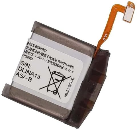 Ukkipower 45mm EB-BR840ABY EB-BR840ABU Ersatz Akku Kompatibel mit Galaxy Watch 3 SM-R840 1lCP5/24/23 (3.85V, 330mAh/1.27Wh)