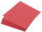 QUARKZMAN 100 Blatt Origami-Papier beidseitig leuchtend rot 13 x 13 cm 70 g/m² quadratisches Faltblatt für Kunsthandwerk, Anfänger, Geschenkdekoration