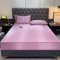 LDLCYCN Queen Size Cooling Mattress Protector Pad Bed Cover Breathable Soft Mattress Pad Cover Ice Silk Jacquard Fabric Fitted Sheet Zipper Style 6-Sided Wrapped Mattress Topper,rose pink,47x79inch