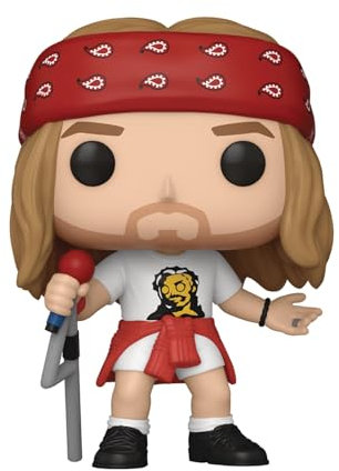 POP Rocks: Guns N' Roses - Axl Rose (1992) Funko Vinyl Figure (Bundled with Compatible Box Protector Case), Multicolored, 3.75 inches