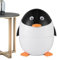 Papelera de pingüinos | Cubo de basura de pingüino | Cubo de basura de dibujos animados para habitación infantil | Cubo de basura de mesa - Para la proximidad del escritorio, la habitación de