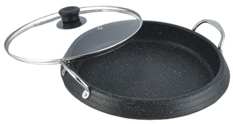 ABOOFAN Koreanische Grillpfanne Mit Antihaft-boden Grillschale Aus Medizinischem Bratenplatte Für Outdoor-camping Rauchfrei Und Einfach Zu Reinigen