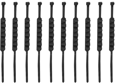 Catene da neve antiscivolo, catena di pneumatici neve per moto | 10 x fascette per cavi antiscivolo, catene di sicurezza, cinghie per pneumatici invernali riutilizzabili per moto, scooter