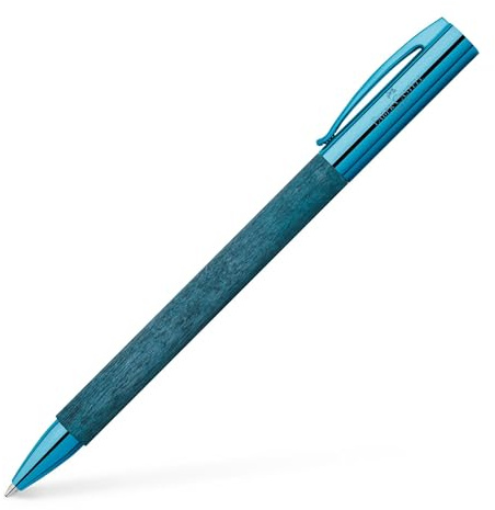 Faber Castell Ambition Kugelschreiber, Blaues Holz