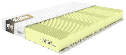 Matratze 140x200cm Höhe 15 cm Härtegrad 3 (H3) 7 Komfortzonen aus elastischem Polyurethanschaum mit Komfortschaum und Dreilagige Membranhülle, Antiallergisch, Öko-Tex Zertifiziert Qualitätsstandard