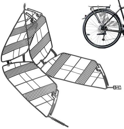 FOYTOKI Fahrradschutznetz aus Kunststoff mit Einfacher Montage Hinterradabdeckung für Mountainbike und Rennrad Schutz gegen Schmutz und Fremdkörper Am Heck
