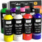 Nicpro 8 Colors Permanent Fabric Paint (4 oz, 120 ml) Soft Fabric Paint for Clothes, Non-Toxic Textile Paint for Fabric DIY Crafts, T-shirts, Shoes Jeans Bags Canvas for Kid Adult with Color Wheel