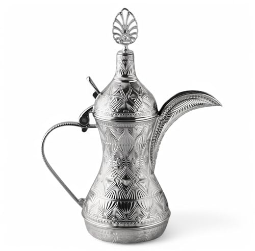 Alisveristime Della Dekorativer Zamak-Krug, 25 x 20 cm (Silber)