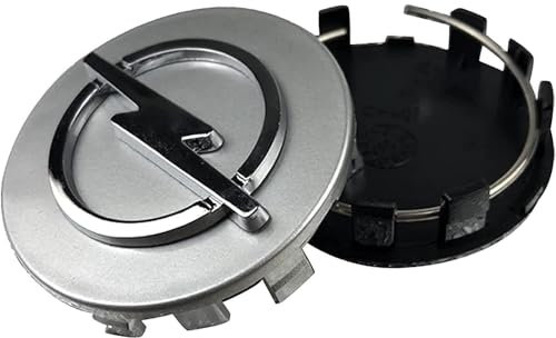 4 Pièces Voiture Cache Moyeux pour Opel 59mm,Enjoliveurs Cache Jantes Étanche Poussière Résistant à l'usure Décoration Accessoires
