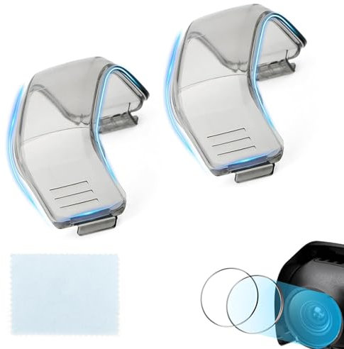 TGHongKy 2X Bouchon d'objectif pour DJI Neo Drone Gimbal Caméra Cover pour DJI Neo Dustproof Protective Case