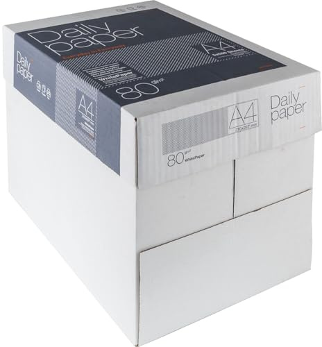 Druckerpapier Kopierpapier 2500 Blatt, DIN A4 (210x297mm), 80g/m² - EU Ware