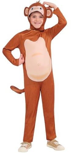 Rubies Official Storybook Monkey Childrens Costume, Kids Fancy Dress