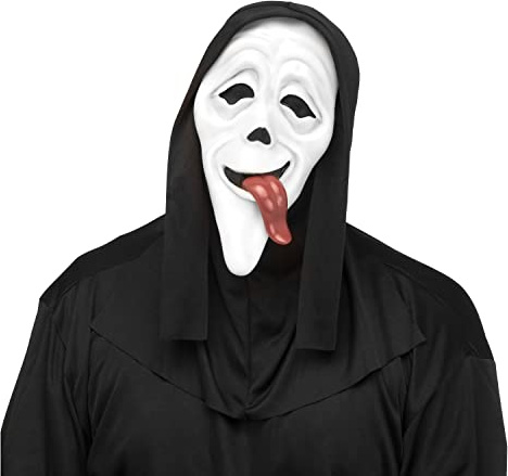Fun World Officially Licensed Scary Movie “Wassup” Mask Costume Accessory