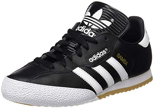 adidas Herren Samba Super Turnschuhe, Schwarz (Black/Running White Ftw), 40 2/3 EU