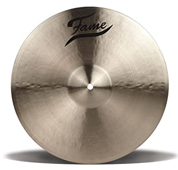 Fame Masters 14 Zoll B20 Bronze Crash Becken, Handgehämmert, Medium Stärke, Traditional Finish, Professioneller, Ausgewogener, Warmer Sound
