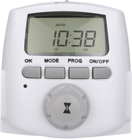 Intermatic DT620 Heavy Duty Indoor Digital Plug-inTimer - Full 7-Day Programming Options - Timer for Lighting, Fans & Small Appliances