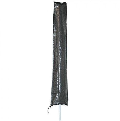 Schutzhülle grau Sonnenschirm bis Ø4mtr/3x3mtr mit Reißverschluss und Stock
