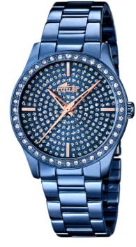 Lotus Uhr Für Damen 18254/1 Outlet Blau Edelstahl Case BlauEdelstahl Band