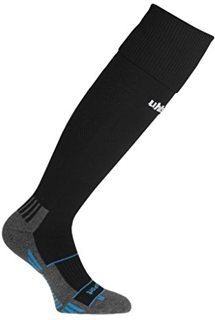 uhlsport Unisex Beklædning Teamsport Team Pro Player Stuchenstrømper Stutzenstrumpf, Schwarz/Weiß, 45-47 EU