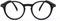 LET ME SEE Unisex Shape D Lesebrille, Black Soft, 2.5