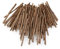 WINOMO 100pcs Holzblock Sticks für DIY Handwerk 10CM langen 0,3-0,5 CM im Durchmesser (Holzfarbe)