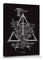 Harry Potter 1art1 Poster Die Heiligtümer des Todes Bilder Leinwand-Bild Auf Keilrahmen | XXL-Wandbild Poster Kunstdruck Als Leinwandbild 80x60 cm