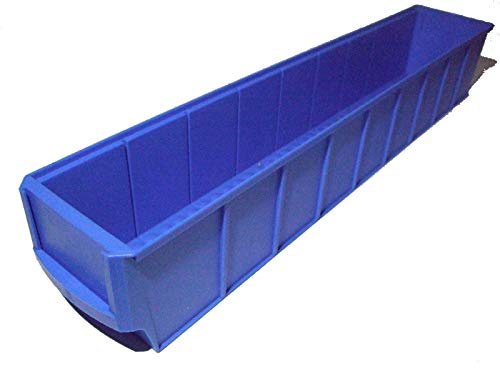 Industriebox 500 x 91 x 81 mm blau Stapelbox Schraubenbox 10 Stück