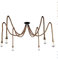 Industrial Spider Pendant 6/10 Hemp Light E27 Edsion Spider Chandelier DIY Multi Light Fitting Dining Room Hall Bedroom Hotel (6 Heads)