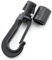 Lind Kitchen 20pcs 5mm Shock Cord Hook Boat Kayak Canoe Bungee Accessories Shock Cord Hook Hanging Terminal End Plastic Lashing Hook DIY Elastic Stretch Cords 1/5 Inch