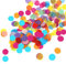 Huture Mehrfarbig Runde Punkte Konfetti Tisch Kreis Confetti Metallisch Folie Sterne Pailletten Glitzerndes Folie Papier Konfetti für Hochzeit Valentinstag Geburtstag Deko - 30 Gramm/ 1Unze