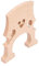 Cello Brücke Ahornholz Standard Cellobrücke Cello Ersatzteil für 4/4 Cellosaiten Musikteile(4/4)
