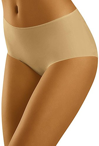 Wolbar Damen Figurformender Miederslip WB34, Beige,S