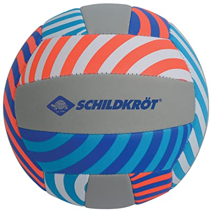 Schildkröt Neopren Beachvolleyball Größe 5 | Ø 21 cm | salzwasserfest & rutschfest | weiche, griffige Oberfläche | Ideal für Strand, Garten, Kinder & Erwachsene, Beach
