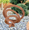 Generisch Edelrost Aufsteller Wirbel 50 cm | Gartendeko, Rost Deko für Garten (93017000)