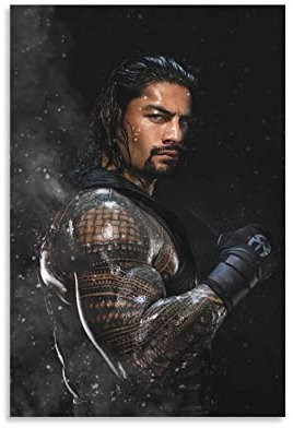 JEYUAN Poster und Drucke 60 * 90cm Senza Cornice Roman Reigns Poster Canvas Wall Art Pictures for Bedroom Wall Art Gifts Decor