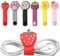 6 Pack Silicone Cable Ties, Earbuds Cord Winder, Headphone Cable Organisers Keeper, USB Cable Ties Straps Wire Holder Home Office School