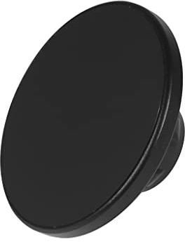 NovelGoal Magnetische Halterung aus Aluminiumlegierung, mit 17 mm Kugelkopfloch, kompatibel mit iPhone 14, 13, 12, für Magsafe-Buchse, Handyhalterung, Magnethalter, Schwarz