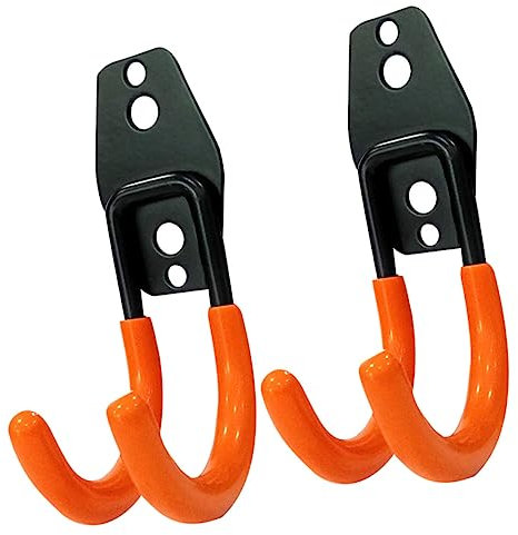 OSALADI 2 Stück Multifunktions Werkzeughaken Metallhaken Für Wandorganisation Robust Und Langlebig Für Aufbewahrung Von Werkzeugen Und Gartengeräten Wandmontage