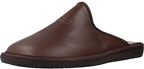 ZAPATILLA DE CASA DE CUERO PARA HOMBRE NORDIKAS DUBLIN 188 - 41, Marrón
