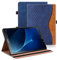 Vkooer Hülle für Samsung Galaxy Tab A6 10.1 Zoll (2016) Schutzhülle SM-T580/T585 PU Ledertasche Folio Cover Case mit Auto Schlaf/Aufwach Kartentasche für Samsung Tab A 10.1 2016 - Marineblau