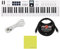 Arturia KeyLab Essential mk3 MIDI-Controller-Set mit MIDI-Tastatur, 1,8 m Pig Hog MIDI-Kabel, USB-Kabel und Poliertuch, 61-Tasten-Tastatur, Software-Integration, flexible Konnektivität