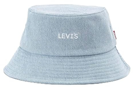 Levi's Damen Headline Ov Bucket Hat, Light Blue