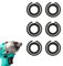 MXXiiv 6 Sets Impact Wrench Retainer Rings with O-Ring, 1/2 Impact Wrench Socket Retainer Install Tool