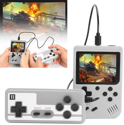 RuiDay Handheld Spielkonsole,Retro Konsole Spielekonsole,Handheld Game Console mit 500 Klassische FC Spiele,3 Zoll Videospielkonsole Retro Games Console,Geschenk für Kinder