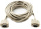 System-S D Sub Kabel 10 m 9 Pin Stecker zu Stecker RS232 DB9 Adapter in Grau