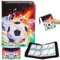 TZQFROCE Sammelkarten Album Fußball 50 Seiten 400 Fußball Karten Sammelalbum für Fußball Karten Album Sammelkarten Album Fussball Sammelalbum Fußball Karten für Verschiedenen Karten