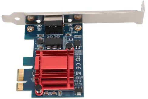 PCIE-Ethernet-Adapterkarte, PCIE RJ45 1000 Mbit/s LAN-Netzwerkadapterkarte für Desktop-Computer, Single-Port-Gigabit-Ethernet-Karte