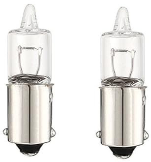ShuoHui H10W BA9s 12V 10Watt Glühbirnen Glühlampe Halogen Lampen 9mm Metall Bajonettsockel Innenraumleuchte Standlichtlampen für Ringe Angel Eyes (2)