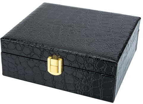 HAPINARY Holzkistenhalter Humidore Holzhumidor Tragbarer Behälter Klapphumidor Klappbehälter Humidor Geschenkboxen Leer Aus Holz