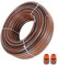 Alederways Gartenschlauch, 1,27 cm, UV-beständiger langer Schlauch, 4 Schichten, explosionsgeschützter, geflochtener, verstärkter Outdoor-Wasserschlauch für Garten, inklusive Schlauchende,
